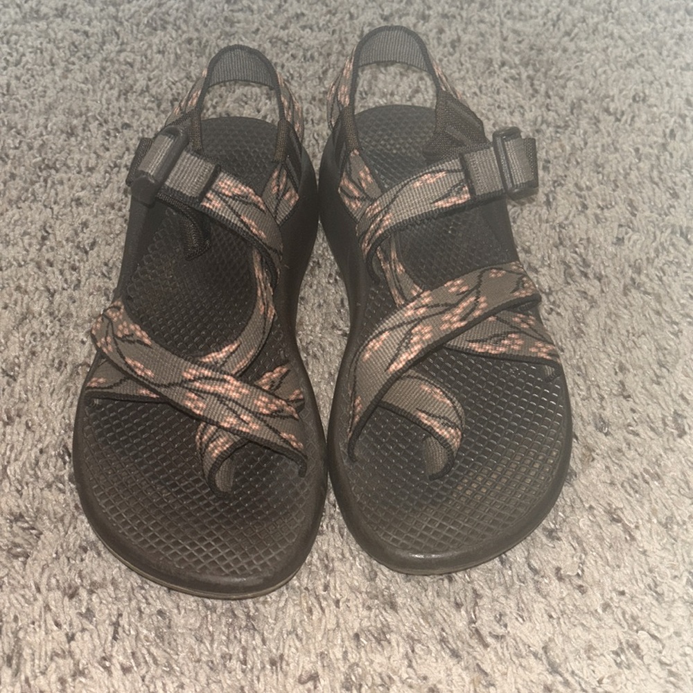 Chaco Z2 Yampa Blossom Women Size 6 Brown Vibram Water Shoes Strappy Sandals - Picture 3 of 7